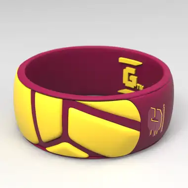 Central Mich volleyball ring design 2