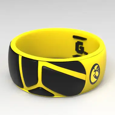 Iowa Hawkeyes volleyball ring design 1
