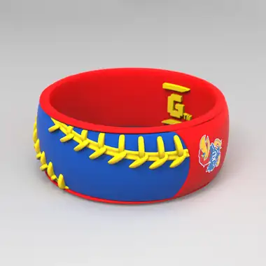 Kansas Jayhawks baseball ring design 1