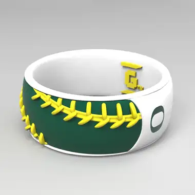 Oregon Ducks baseball ring design 1