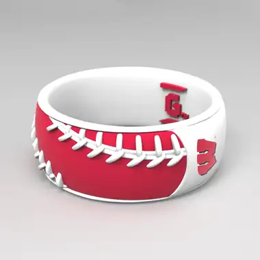 Wisconsin baseball ring design 1